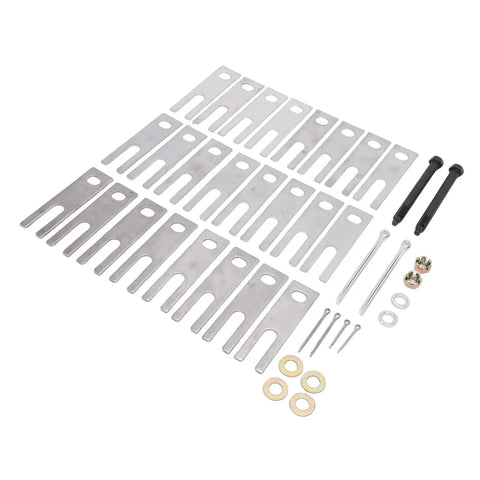 Stainless Steel Trailing Arm Shim Kit For Chevy 1963 1982 Rear Trailing Control Arm Shim Set With Installation Hardware, top view