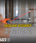 Super Handy Laser Distance Measure That Runs From 2 Inches To 100 Feet With Sharp Precision Reads Feet Inches And Meters Backlit LCD
