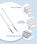 Image of Heavy Duty Square Steel Key Stock Three Sixteenth Inch by Three Sixteenth Inch by Twelve Inch Cold Drawn 45 Steel Bars for Gearbox Coupling and Machinery Projects Pro Grade Built To Last, showing smooth surface and durable construction.