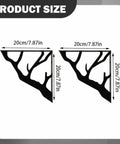 Heavy Duty Wall Shelf Brackets for Cabinets and Bookcases, Built to Last, Rock Solid L-Shaped Shelf Supports, 20cm size shown