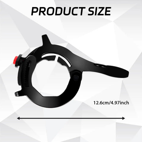 Rock Solid Motorcycle Cruise Control With Non Slip Adjustable Throttle Lock For Chill Highway Cruising And Zero Hand Fatigue built ABS throttle lock size 12.6cm/4.97inch.