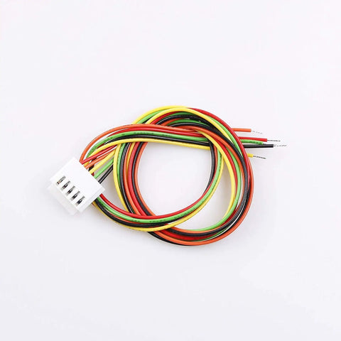 Colorful wiring harness for JLF-TP 8YT Style Arcade Joystick Red Ball Top for 4 Way to 8 Way Adjustments Jamma Cabinet Compatible