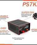 Beefy Benchtop 5 Amp Linear Regulated Power Supply For Home Lab Or Workshop AC To DC Converter Delivers Clean 12V DC Output
