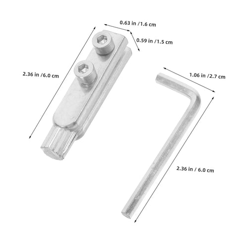 Top Notch Two Piece Stainless Steel Broken Thread Extractor Set For Fast Faucet And Pipe Screw Removal With Precision Design To Save Time And Cash On Diy Repair Work Today Without Ruining Surrounding Fixtures. silver 2-piece tool set, 6.0 cm