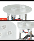 Heavy Duty Electric Fuel Pump Module Assembly Drop In Replacement For Lexus RX350 And Toyota Highlander top view showing connectors and wiring.