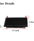 Premium Transmission Cooler Kit For Subcompact To Compact Cars with size details 11 x 5.88 x 0.7 inches