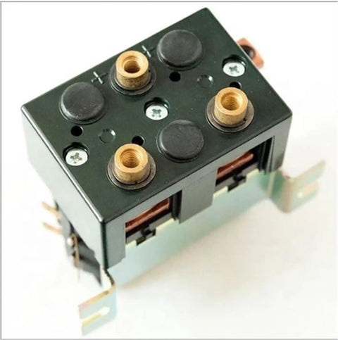 Contactor 182-3 24V Replacement Spare Part For Forklift Electric Stacker Heavy Duty Lift Truck Pallet Jack Wheels Kit Easy Install Durable Electrical Component black 24V DC contactor