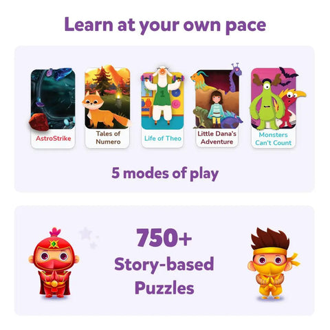 AR Powered Math Games Kit For Kids Ages Five To Seven With Numbers And Operators A Hands On Learning Toy That Turns Your Phone Or Tablet Into A Fun STEM Challenge With 250 Plus Levels And Story Based Puzzles Perfect Christmas Gift. 5 play modes