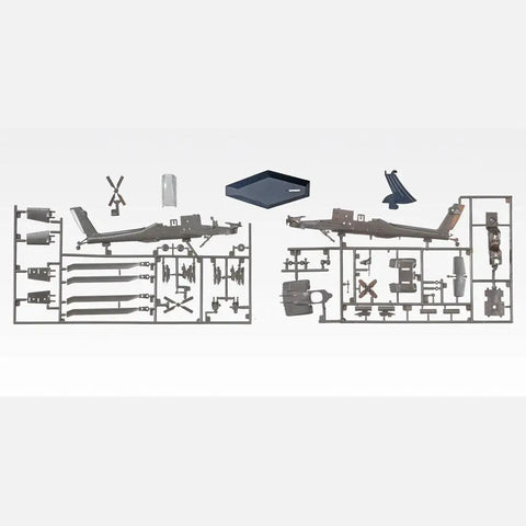 Snap Together Apache Helicopter Model Kit With 41 Pre Painted Pieces No Glue Or Paint Needed Includes Realistic Decals And 4 Blade Main Rotor