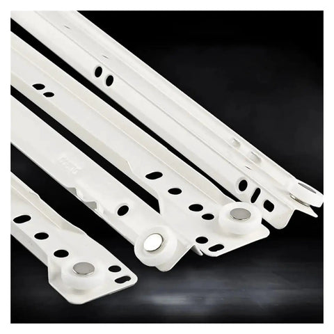 Stainless Steel Cabinet Drawer Slides Set With Side Mount Ball Bearing Rails for Smooth Silent Glide 1 Pair