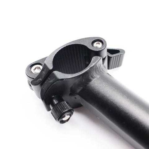 Rad Adjustable Folding Riser Stem For Bikes And E Bikes Aluminum Alloy 25.4mm Folding Stem With Teeth Black Finish Clamp View