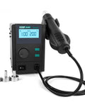 858D Plus Hot Air Desoldering Station With LCD Display Pro Grade Rework Tool For Chip PCB SMD Repairs 750W High Power Fast Heat