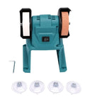 Beefy Bench Grinder With 5500 RPM Permanent Magnet Copper Motor And Durable Guard For Sharpening And Polishing Metalworking Projects
