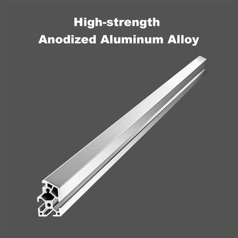 Two Piece Extending Linear Rails for Slab Flattening Mill 1450mm High Strength Anodized Aluminum Alloy Linear Slide Guide