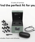 Adjustable Earplugs For Musicians And Everyday Gigs High Fidelity Hearing Protection With Stepless 7 To 25 dB Attenuation box with 11 eartips