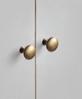 Brushed Bronze Cabinet Knobs 6 Pack Set For Kitchen Cabinets And Dressers Zinc Alloy Drawer Pulls with single hole mounting