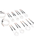 Top Shelf Induction Heater Coil Kit Using Premium Brass Core Wire Shaped To Blast Through Frozen Hardware And Scaly Bolts Delivers Sweet Storage Simplicity Through A Lightweight Carry Tub For Road Warriors: 10 white and copper induction wires.