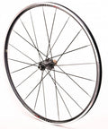 700C Road Bike Wheelset With Aluminum Rim And Carbon Hub, V Brake Quick Release For 7 To 11 Speed Cassettes, Front View