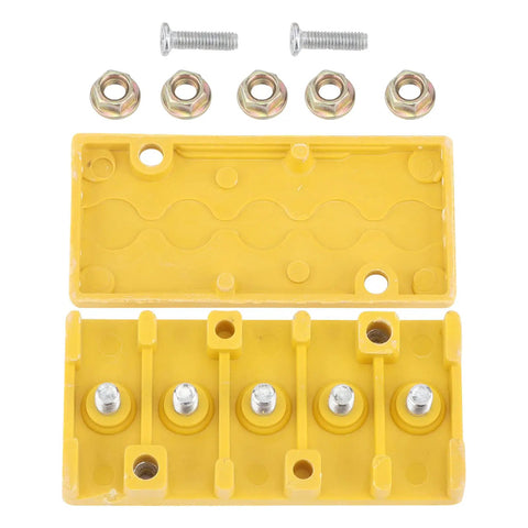 Five Pole E Bike Motor Controller Wire Connection Box Connector For Electric Bike Wiring Harness Heat Resistant Insulated Junction Box Durable Flame Retardant Cable Connector For Controllers And More Gear