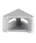 10 Pack Aluminum Alloy L Shape Corner Brackets Right Angle Brace Fasteners For Furniture, Heavy Duty Durable Shelf Supports