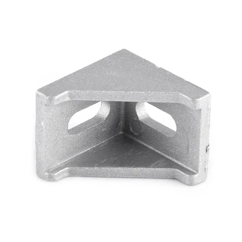 10 Pack Aluminum Alloy L Shape Corner Brackets Right Angle Brace Fasteners For Furniture, Heavy Duty Durable Shelf Supports