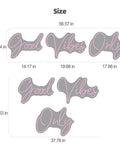Dimensions of Pink Neon Sign With Dimmable LED Lights For Bedroom And Bar Decor Huge 56.57 Inch Wall Art That Sets Cozy Vibes