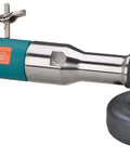 4 Inch Right Angle Depressed Center Wheel Grinder Workhorse Metal Cutting Tool with protective guard and handle.