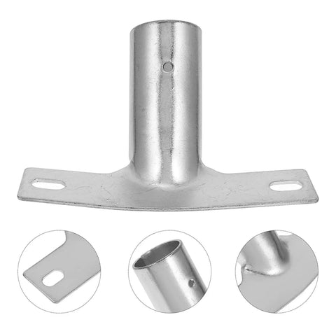 Universal Iron Broom Handle Adapter Kit 8pcs Quick Fit Connector For Floor Scrub And Sweeper Pole Replacement Versatile Heavy Duty Push Broom Head Mount Easy Install Reliable Durable Home Cleaning Essential