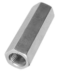 Stainless steel hex air check valve with BSPP female thread, 1/4 inch pipe connection