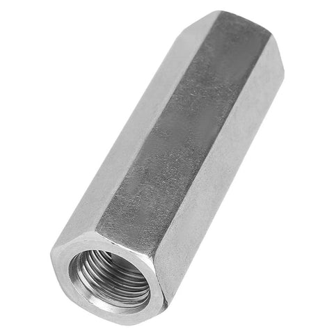 Stainless steel hex air check valve with BSPP female thread, 1/4 inch pipe connection