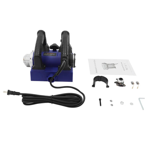 Heavy Workhorse 1300W Handheld Wall Planer with dual handles and accessories for efficient wall prepping.