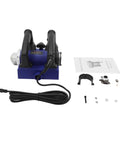 Heavy Duty Electric Wall Planer With A Hella Potent 1300W Motor and Razor Blades for Scraping Putty and Wall Paint Fast 1000 To 4000 Rpm, blue tool with accessories