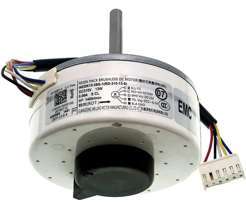 Replacement Brushless DC Air Conditioning Motor For Home AC Unit WZDK13 38G 1 RD310 13 8 1400 RPM Indoor Fan Motor