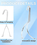 80 Pack Cabinet Door Painting Hangers In Stainless Steel No Drill Metal Hooks with innovative and easy-to-use design