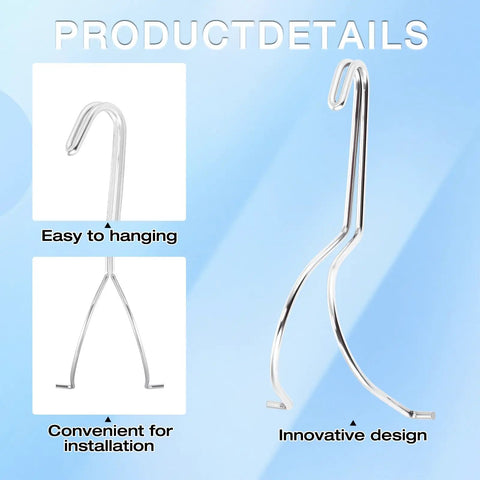 80 Pack Cabinet Door Painting Hangers In Stainless Steel No Drill Metal Hooks with innovative and easy-to-use design