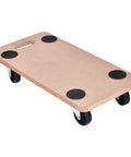 Heavy Duty Wood Furniture Moving Dolly With Four 360 Degree Wheels Supports Up To 500 Lbs Ideal For Sofa Couch Washer Refrigerator And Other Large Items 23 X 11.5 Inches Built From Premium Wood For Durable Long Lasting Use On Hardwood Floors.