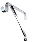 Heavy Duty Adjustable Closet Rod And Shelf Support Brackets, Chrome Plated Steel wall mount bracket for shelves.