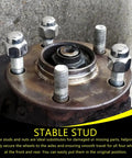 Four Piece M12x1.5 Wheel Lug Stud Nut Set For Front And Rear Install Steel Construction Rust Resistant High Strength Detail View