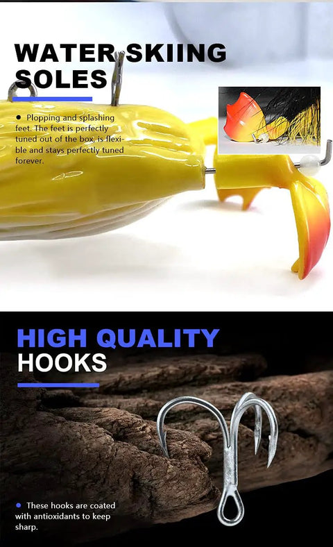 duckling fishing lure Topwater Duckling Lure For Freshwater Fishing ✓