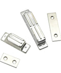Stainless Steel Magnetic Door Catch Latch Heavy Duty Self Closing Hardware For Interior Doors Cabinets Closets And Car Use Quick Mount 1 Piece With Screws