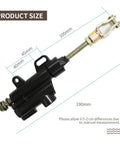 Hydraulic Rear Brake Master Cylinder Ride Ready Direct Fit Replacement For 50cc To 125cc ATVs And Dirt Bikes With 10mm Banjo Bolt