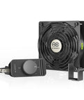 120mm Muffin Fan with Speed Controller for Doorways and Room to Room Air Circulation UL Certified Quiet Performance for Wood Stoves