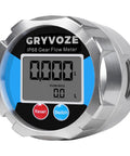 Three Quarter Inch NPT Gear Flow Meter For Oil And Coolants with digital display and metal casing