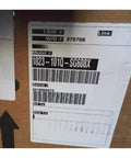 Label on Heavy Duty Rotary Vane Vacuum Pump packaging, displaying model 1023-101Q-SG608X for identification.