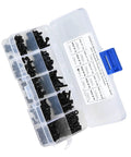 Heavy Duty 12.9 Grade M2.5 Hex Socket Screw Bolt Kit With Rust Proof Coating For Versatile Projects in plastic case
