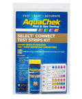 Seven In One Pool And Spa Test Strips Kit Checking Ph Chlorine Bromine Alkalinity Hardness And Cyanuric Acid For No Mess Backyard Water Care Featuring Fifty Accurate Quick Dip Strips in packaging.