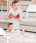 Premium Heavy Duty Silicone 24 Pack Corner Protectors For Sharp Tables And Counters Soft Clear Self Stick Edge Guards used on table corners for baby safety.