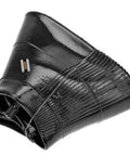 Two Pack Inner Tubes For 13x4.00-6 And 4.10/3.50-6 Tires With TR-87 Bent Valve, folded black rubber tube