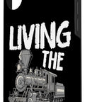 Chug Life Steam Train Locomotive Phone Case For iPhone 16 Plus, rugged protective cover with railroad design featuring train illustration.