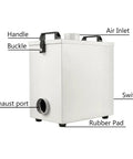 Straight Up Big Time 80W Air Purifier And Fume Extractor with handle, air inlet, and exhaust port, showcasing clean design.